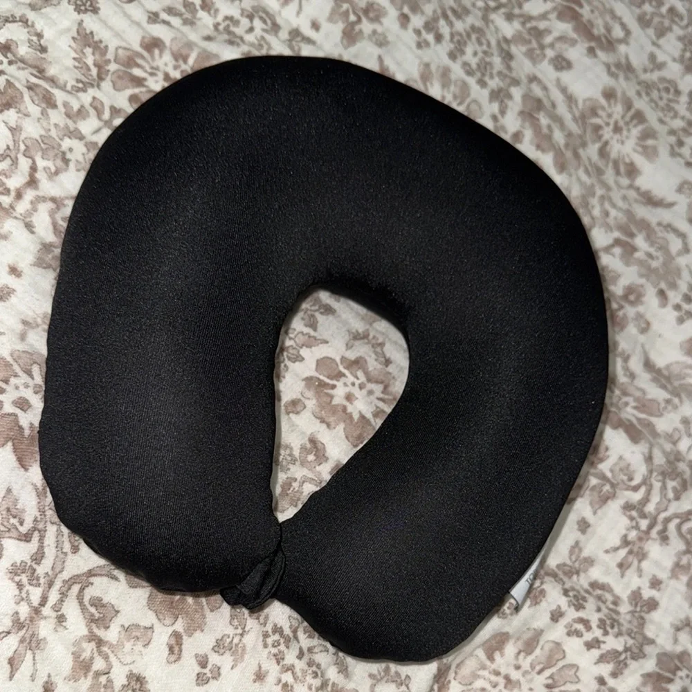 Plush Penguin Bird Toy/ converts to travel pillow- Black and White